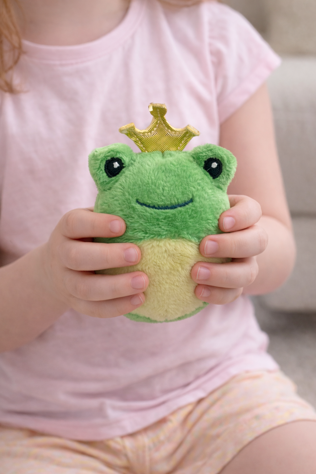 Cute Frog Plush Toy Set – 2-Pack, 3” Mini Squeezable Stuffed Animals with Sound, Super Soft Stress Toy for Kids