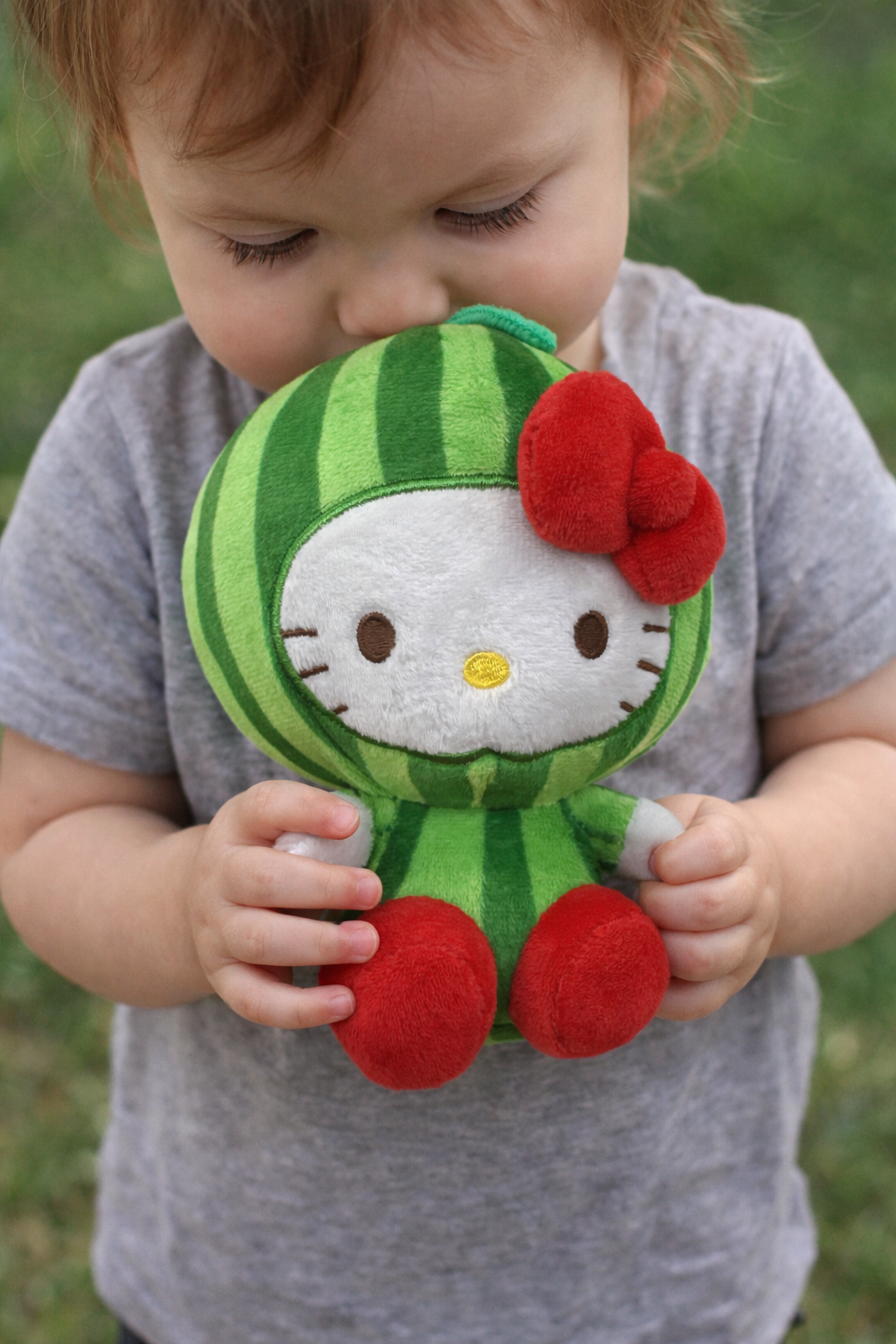 Hello Kitty Licensed Cherry Shape Plush Toy – 6-Inch Soft Collectible Stuffed Animal