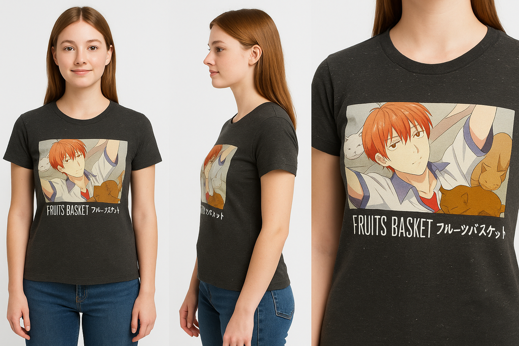 Fruits Basket Teen Girl T-Shirt – Official Licensed Anime Graphic Tee
