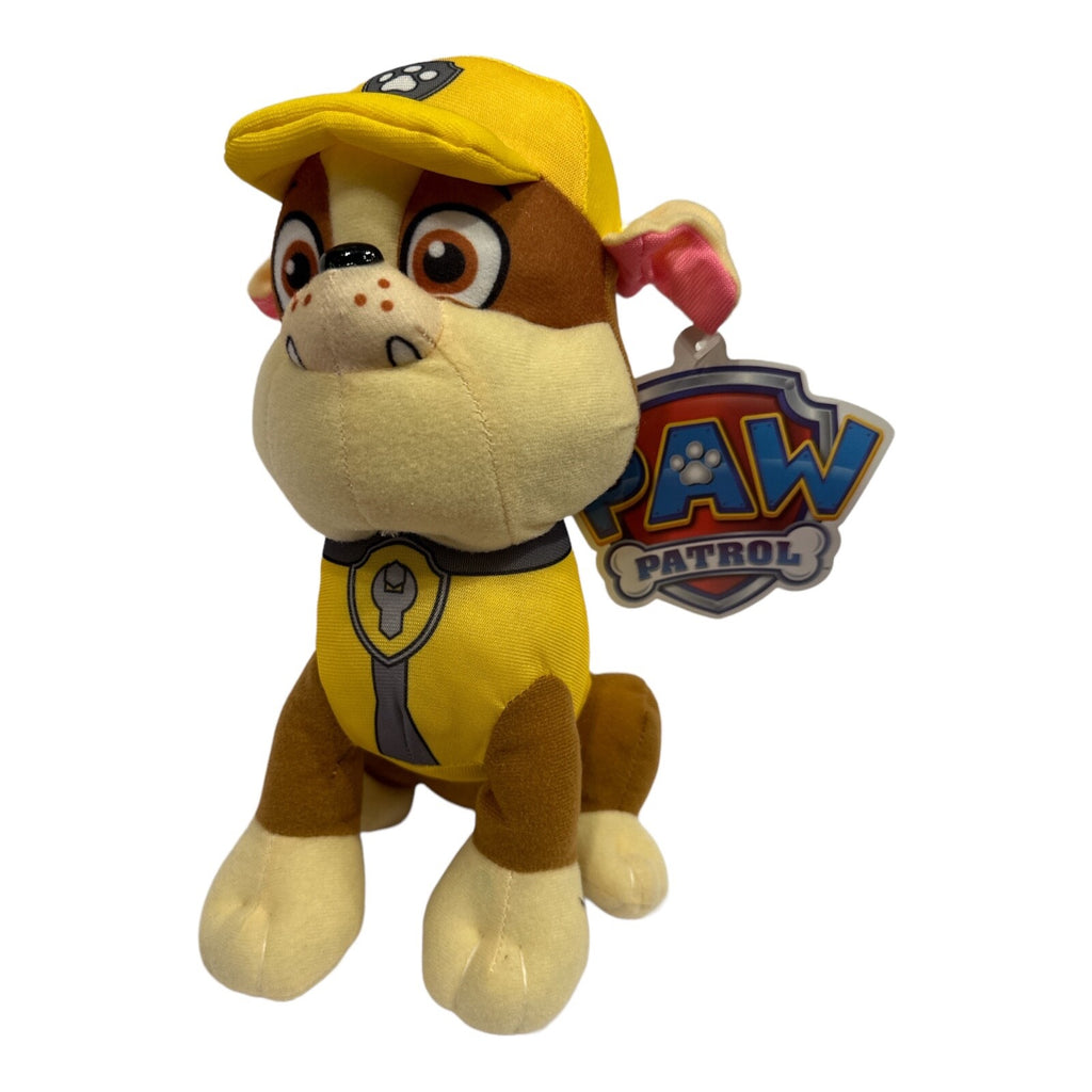 Rubble paw patrol plush 8 inch / paw patrol stuffed animal / plush paw patrol
