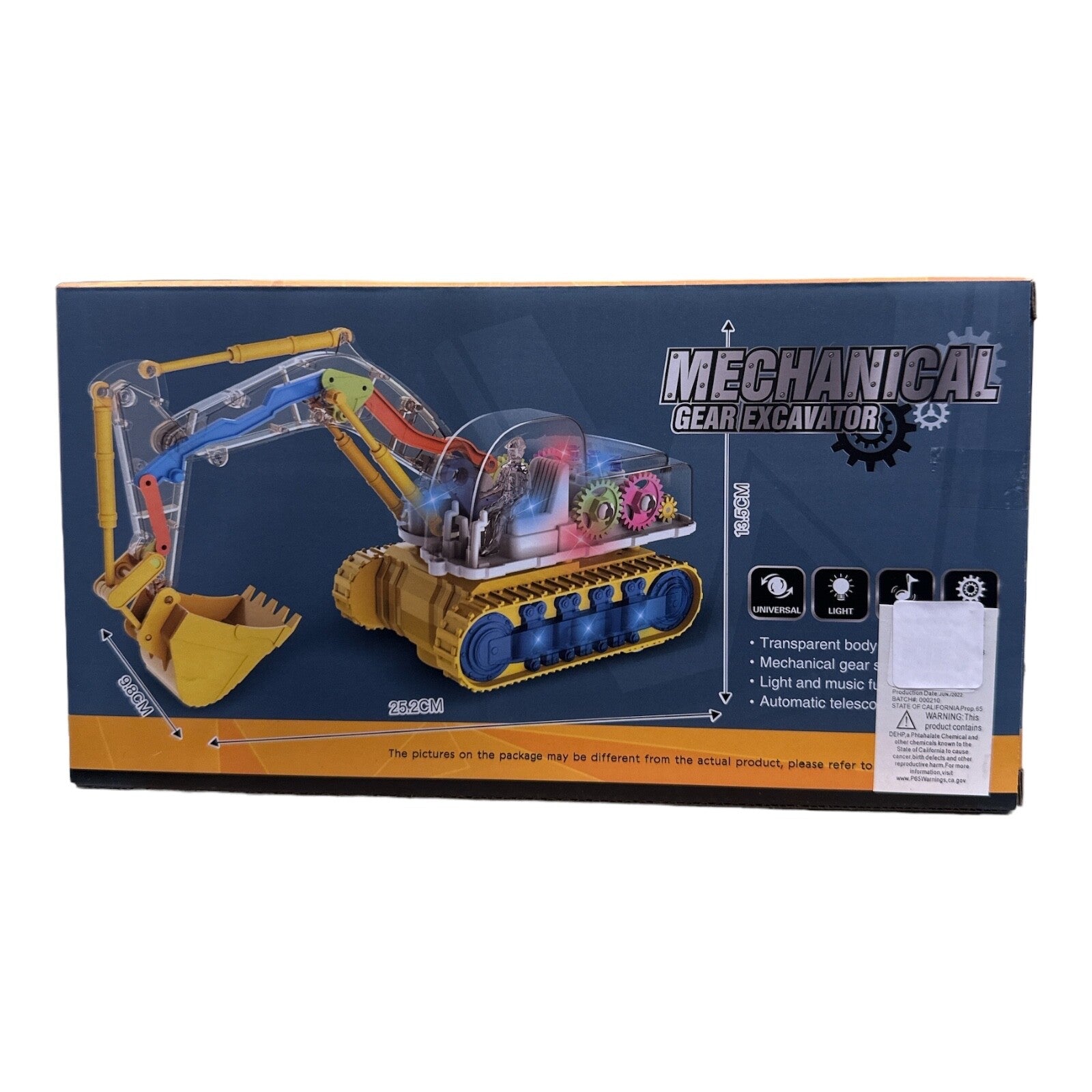 Kids Toy Gear Excavator / kids toys / truck toy / electronic toy