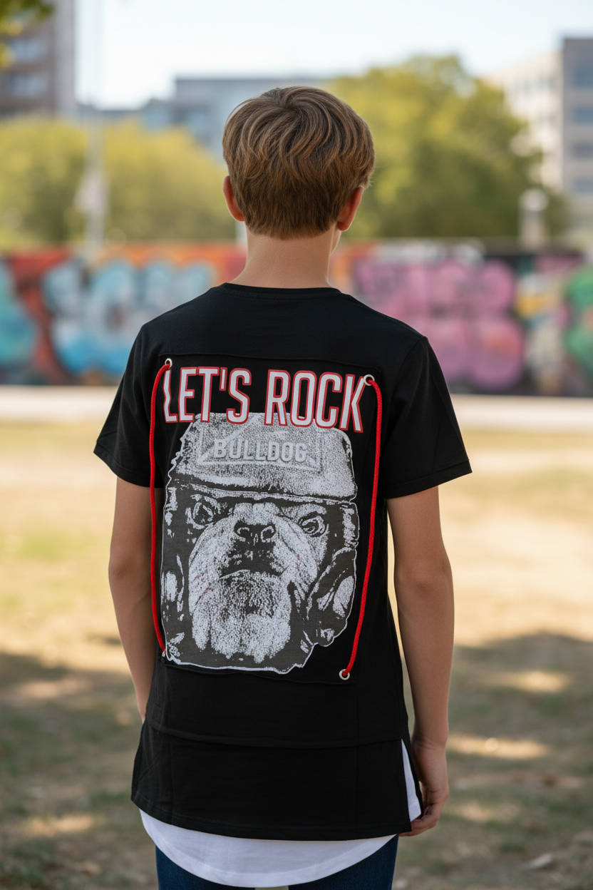 Men’s & Teen Graphic Cotton T-Shirt – Soft Premium Fabric, Front & Back Print, Casual Streetwear Tee