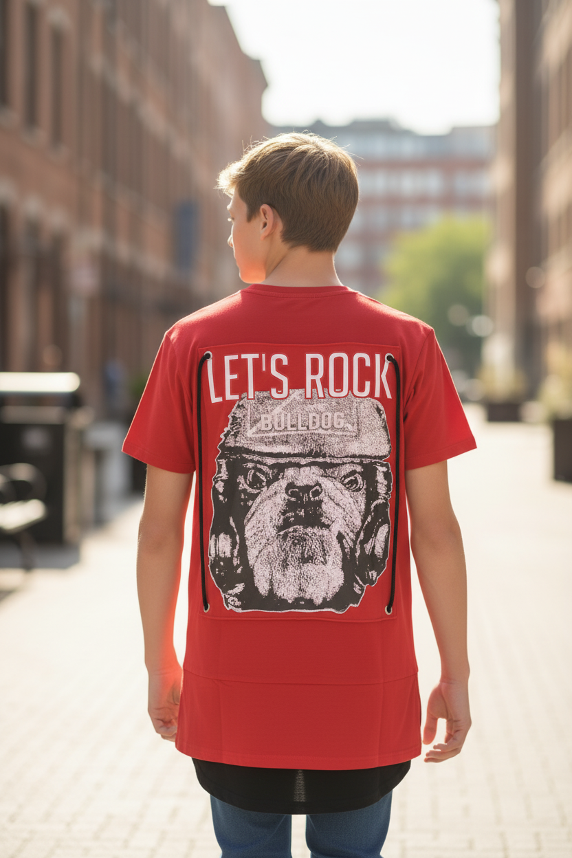 Men’s & Teen Graphic Cotton T-Shirt – Soft Premium Fabric, Front & Back Print, Casual Streetwear Tee