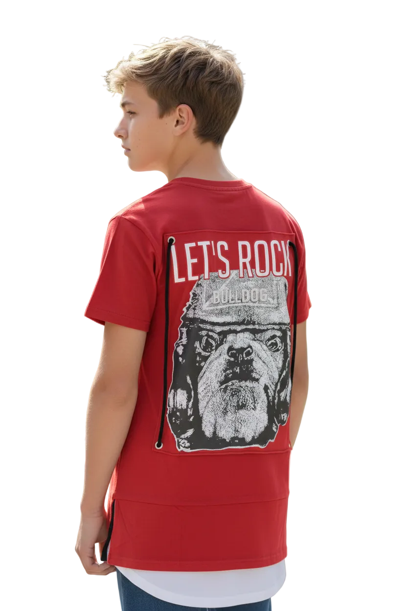 Men’s & Teen Graphic Cotton T-Shirt – Soft Premium Fabric, Front & Back Print, Casual Streetwear Tee