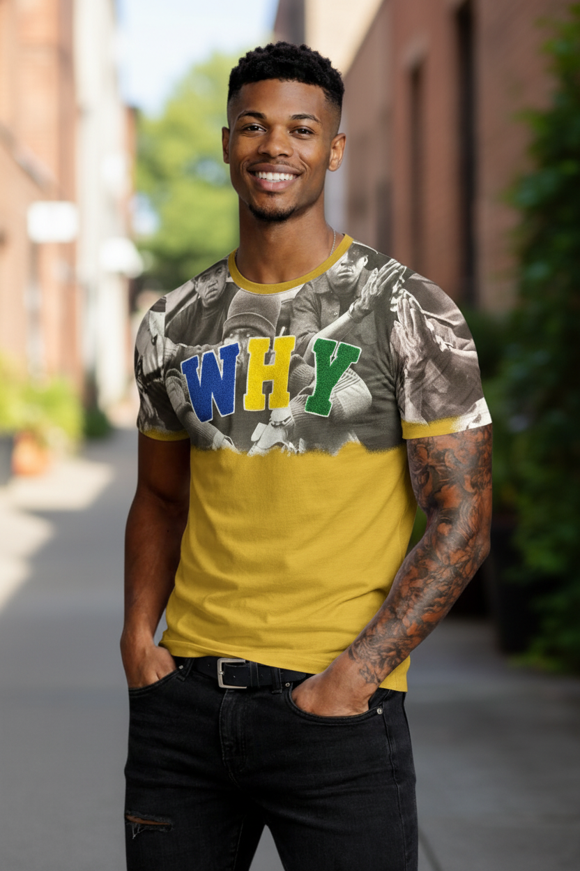 Men’s Graphic Cotton T-Shirt – Premium Soft Fabric, Front Print, Casual Style