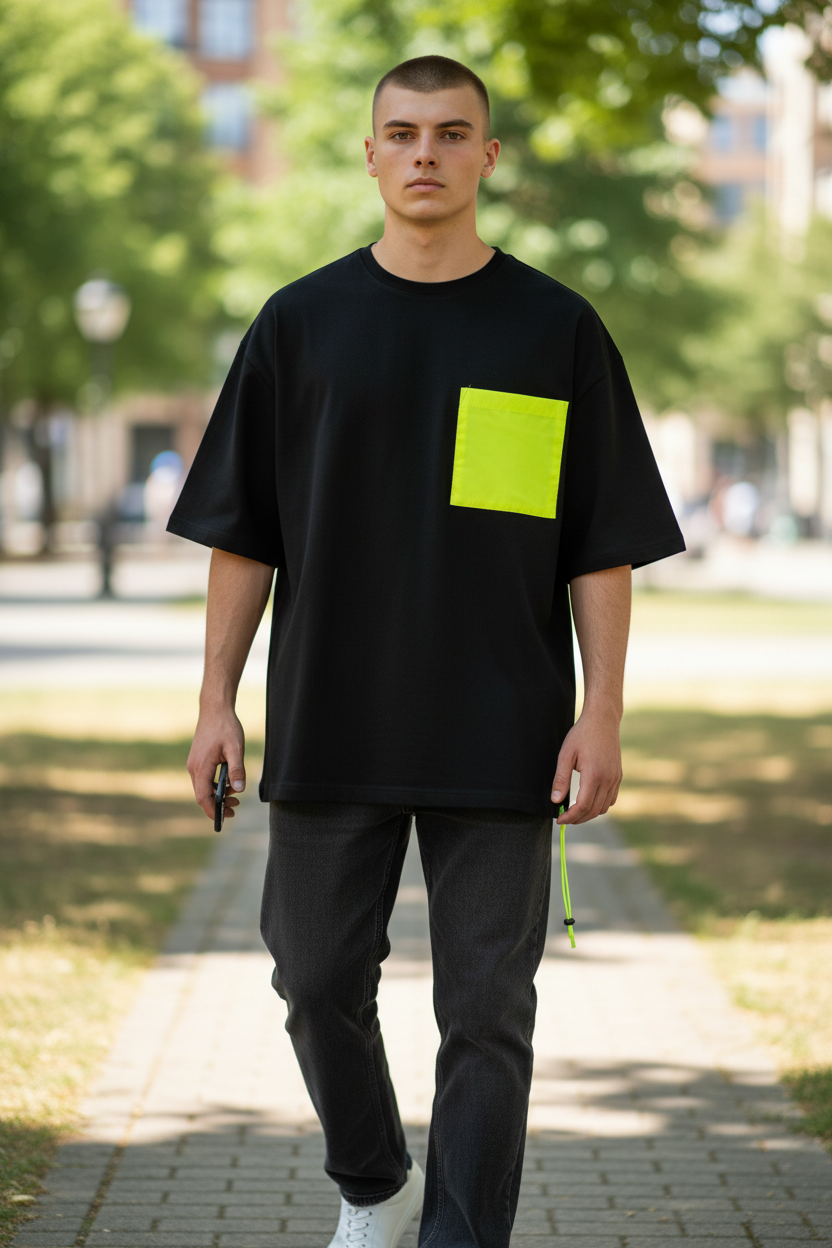 Men’s Graphic Cotton T-Shirt – Premium Soft Fabric, Front Print, Casual Style