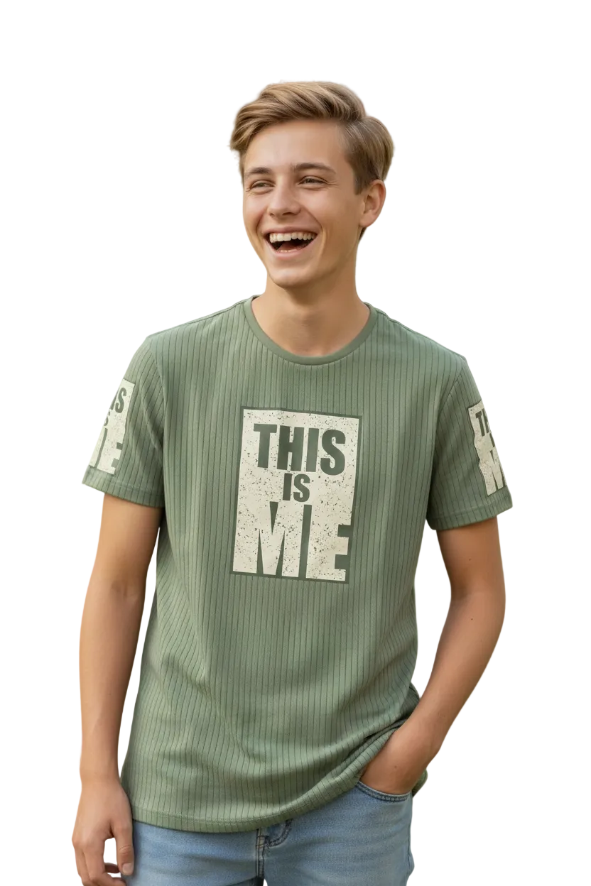 Teen Cotton Graphic T-Shirt – High Quality Fabric, Soft Feel, Front Print