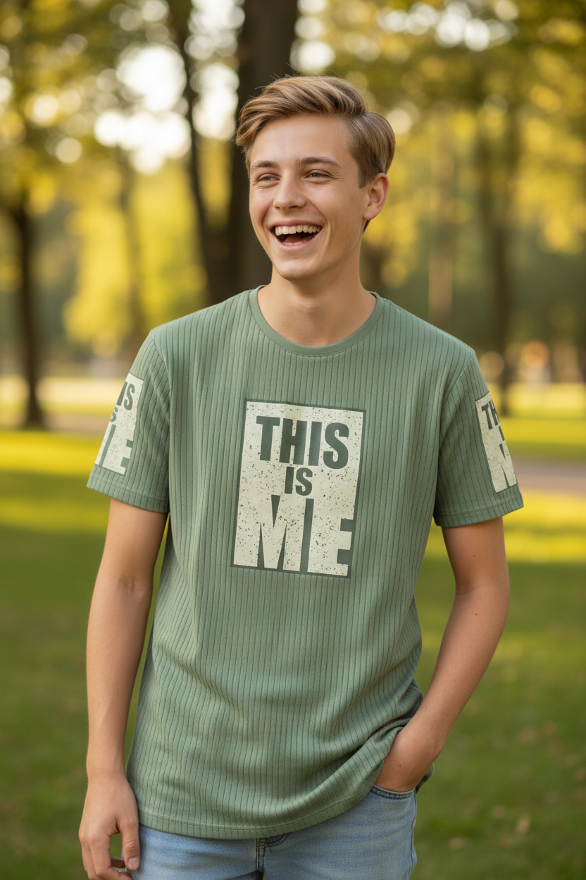 Teen Cotton Graphic T-Shirt – High Quality Fabric, Soft Feel, Front Print