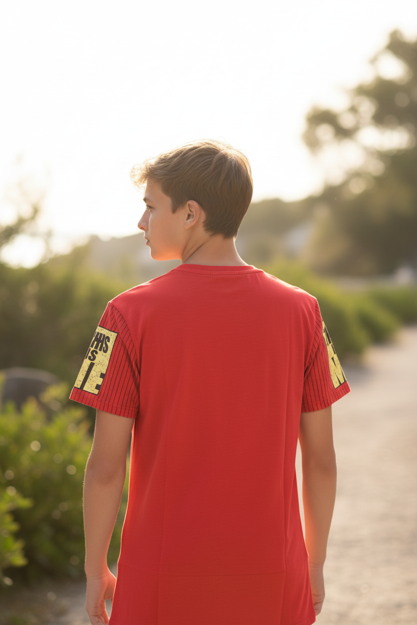 Teen Cotton Graphic T-Shirt – High Quality Fabric, Soft Feel, Front Print