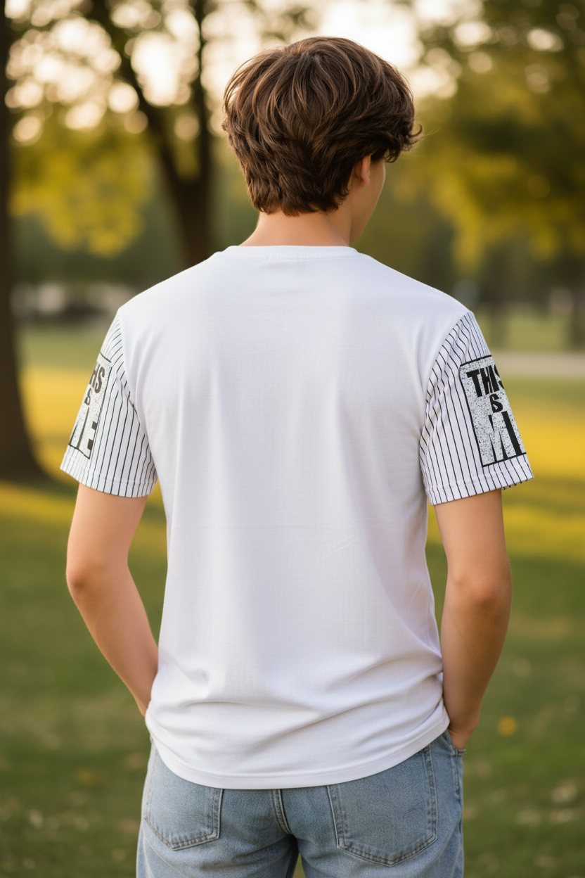 Teen Cotton Graphic T-Shirt – High Quality Fabric, Soft Feel, Front Print