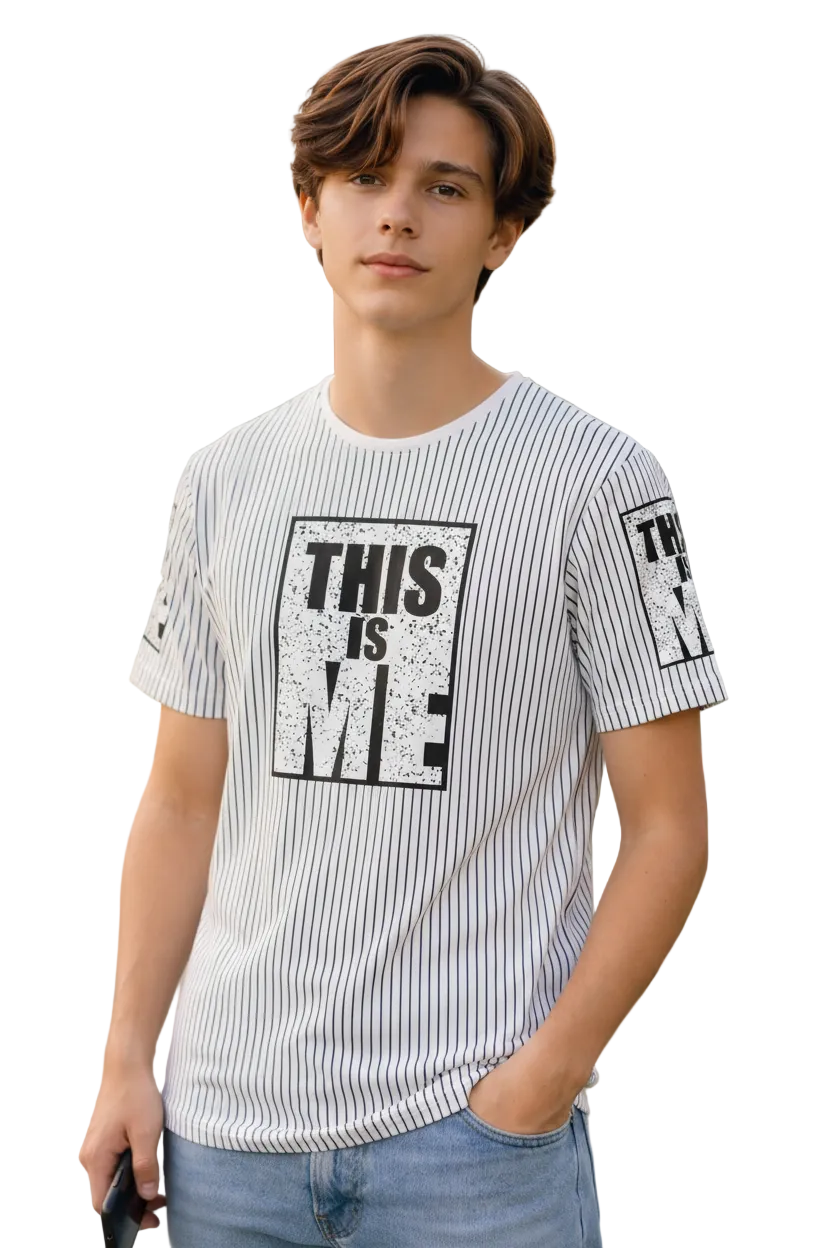Teen Cotton Graphic T-Shirt – High Quality Fabric, Soft Feel, Front Print