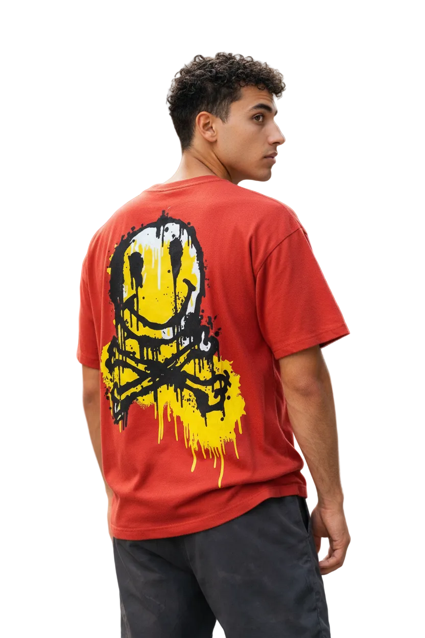 Teen Men Fashion T-Shirt – New Trendy Design, Slim Fit, 100% Cotton, Casual Wear