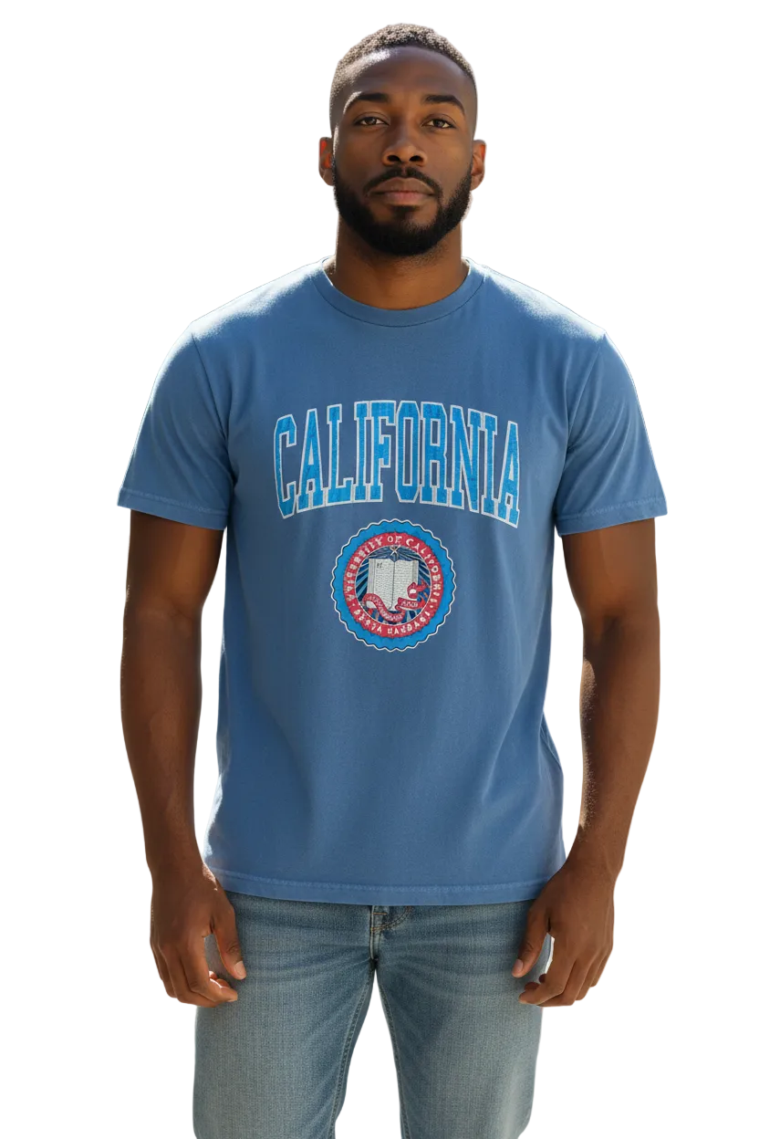 California Men’s T-Shirt – High Quality Cotton, Classic Print, Comfortable Casual Wear