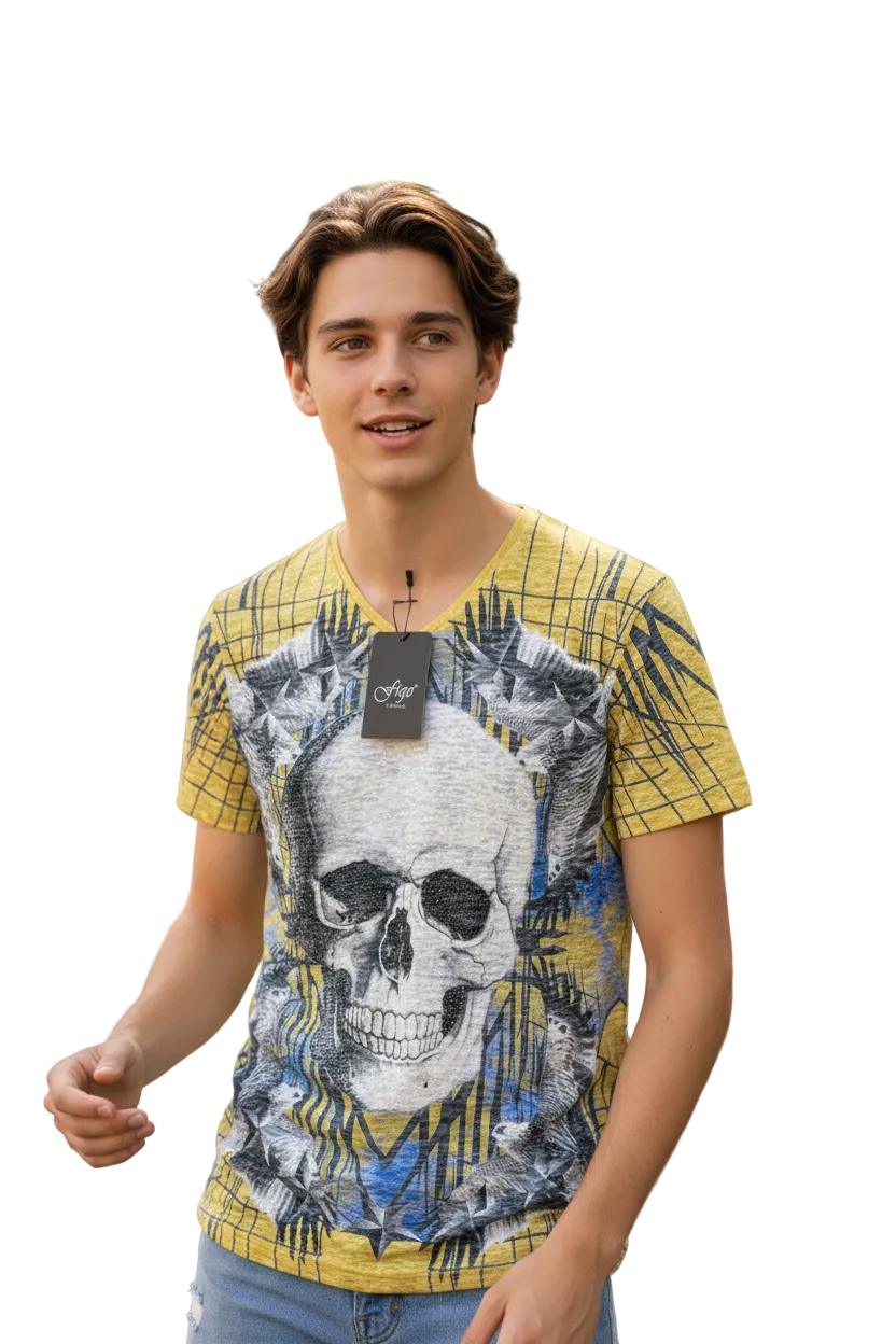 Teen Boy Fashion T-Shirt – Super Soft Cotton, Designer Graphic Print, Trendy Style