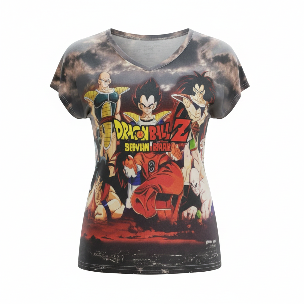 Action Hero Style Graphic T-Shirt for  Women – Casual Tee