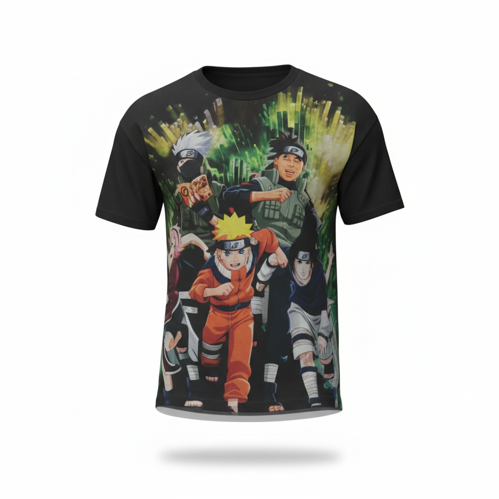 Ninja Warrior Style Graphic T-Shirt – Casual Tee for Anime Lover