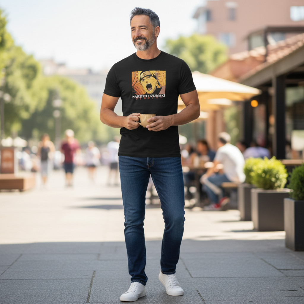 Ninja Adventure Style  Adult Graphic T-Shirt – Casual Tee