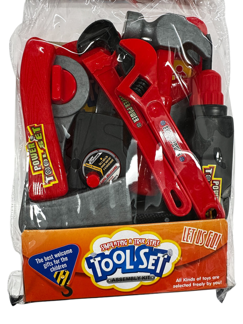 Kids Tool Set – 20+ PCS Pretend Play Construction Tools – Realistic Simulation Plastic Tool Kit for Boys & Girls – Educational Building Toy Set