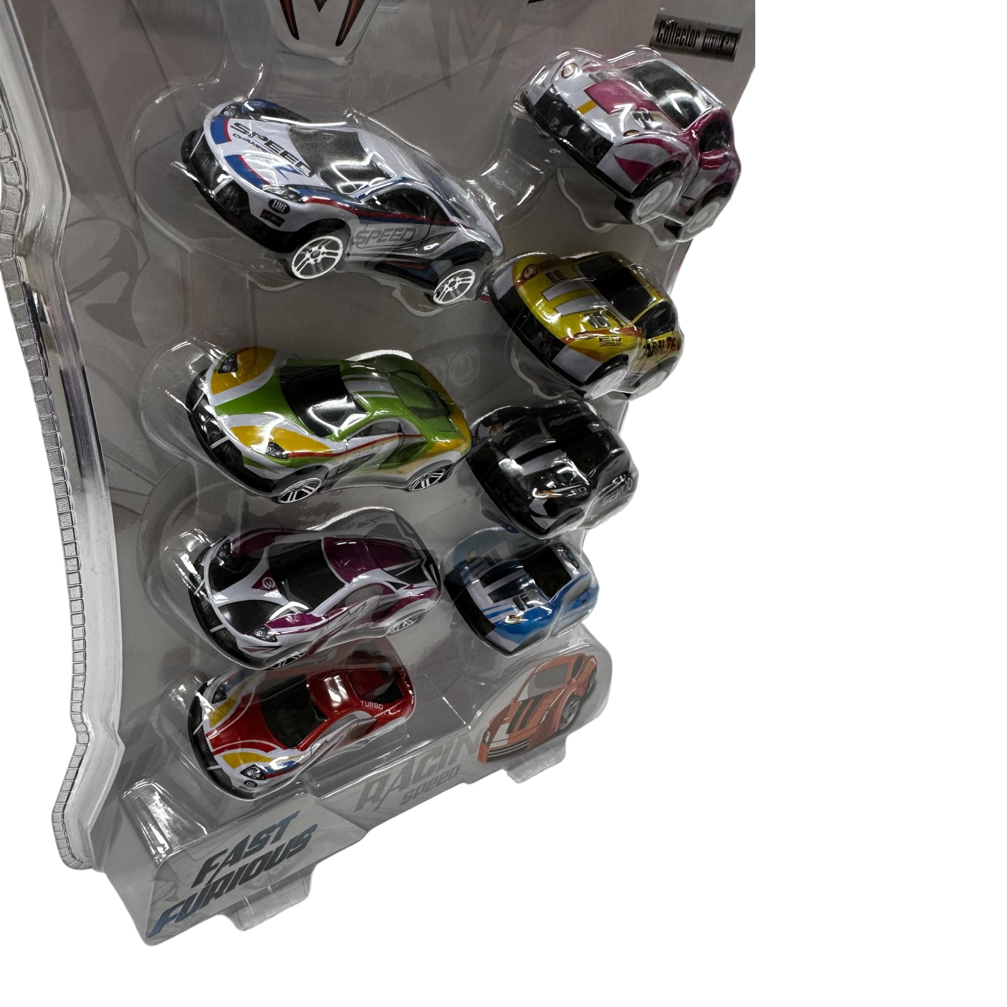 Die Cast Model Cars 8-Pack – Push Back Toy Cars Set – Fast Racing Mini Cars for Kids – Colorful Unique Design Vehicles