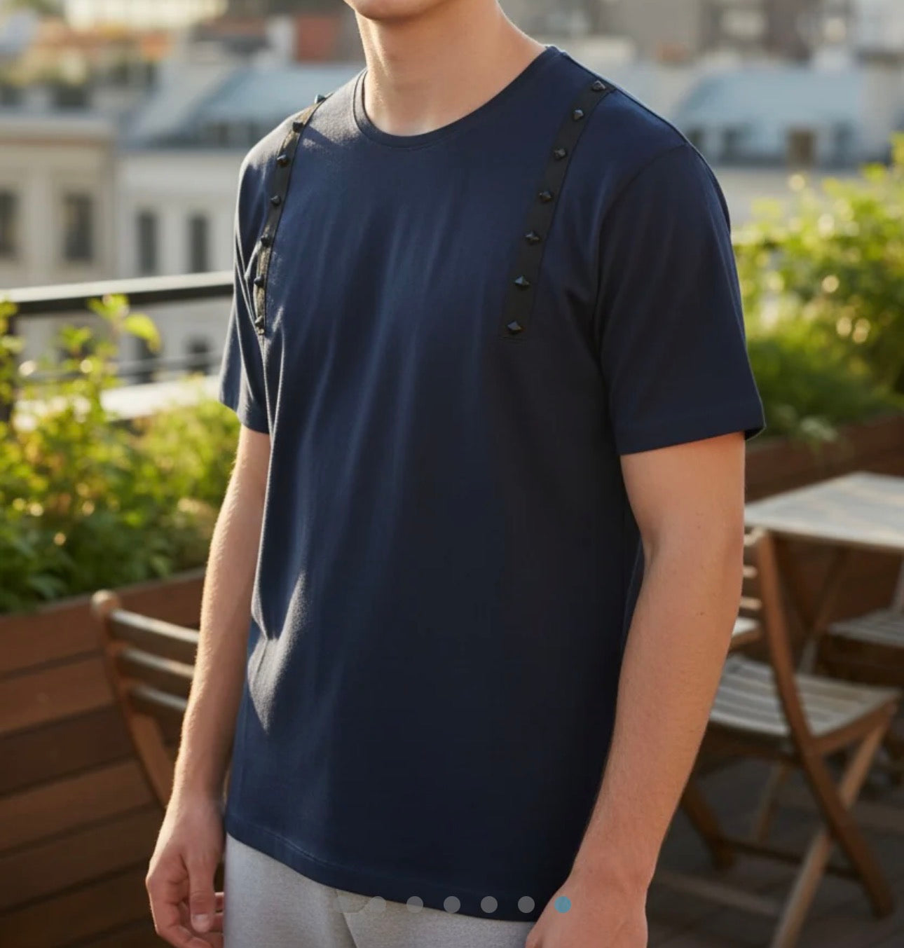 Men’s Fashion T-Shirt – Italian Design, Unique Style, 100% Cotton
