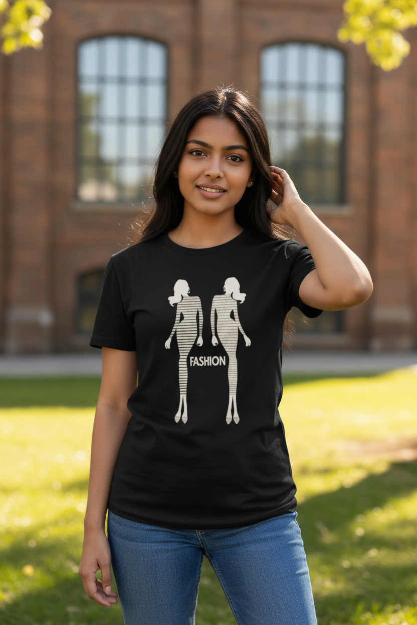 Women  Fashion T-Shirt – Trendy Casual Short Sleeve Tee