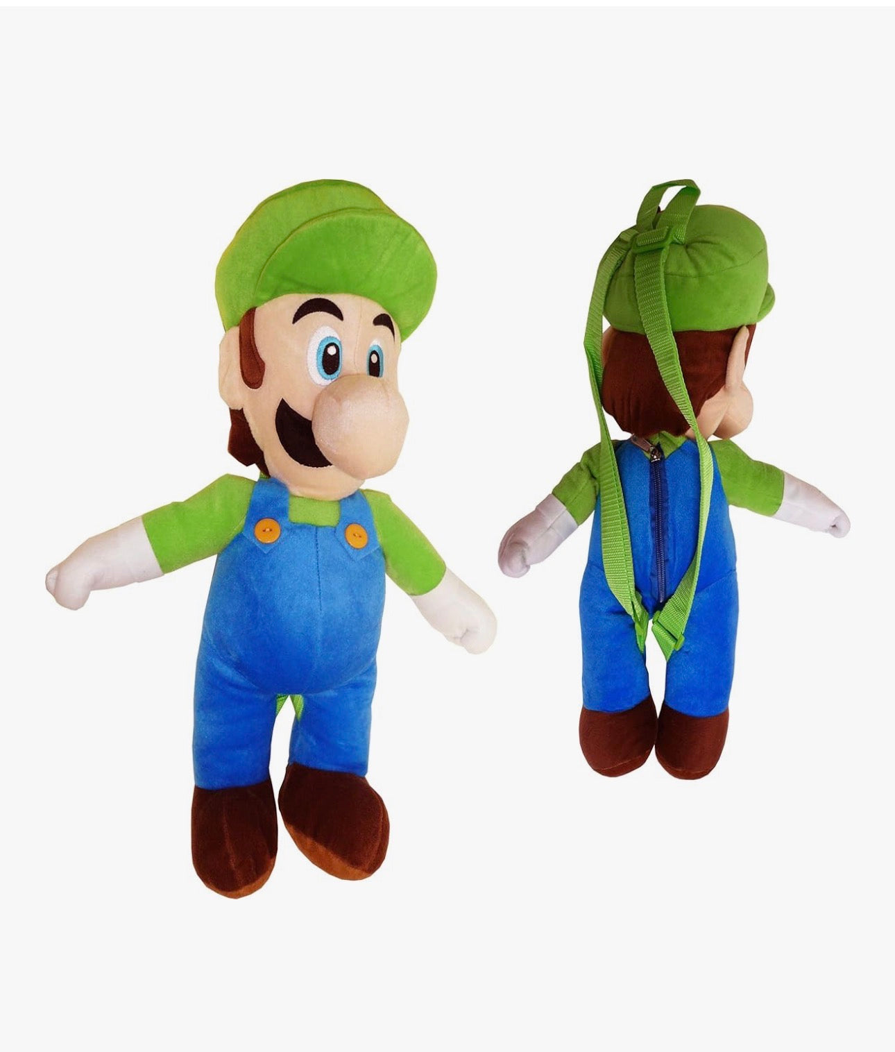 Luigi Plush Backpack-Super Mario Brothers Plush