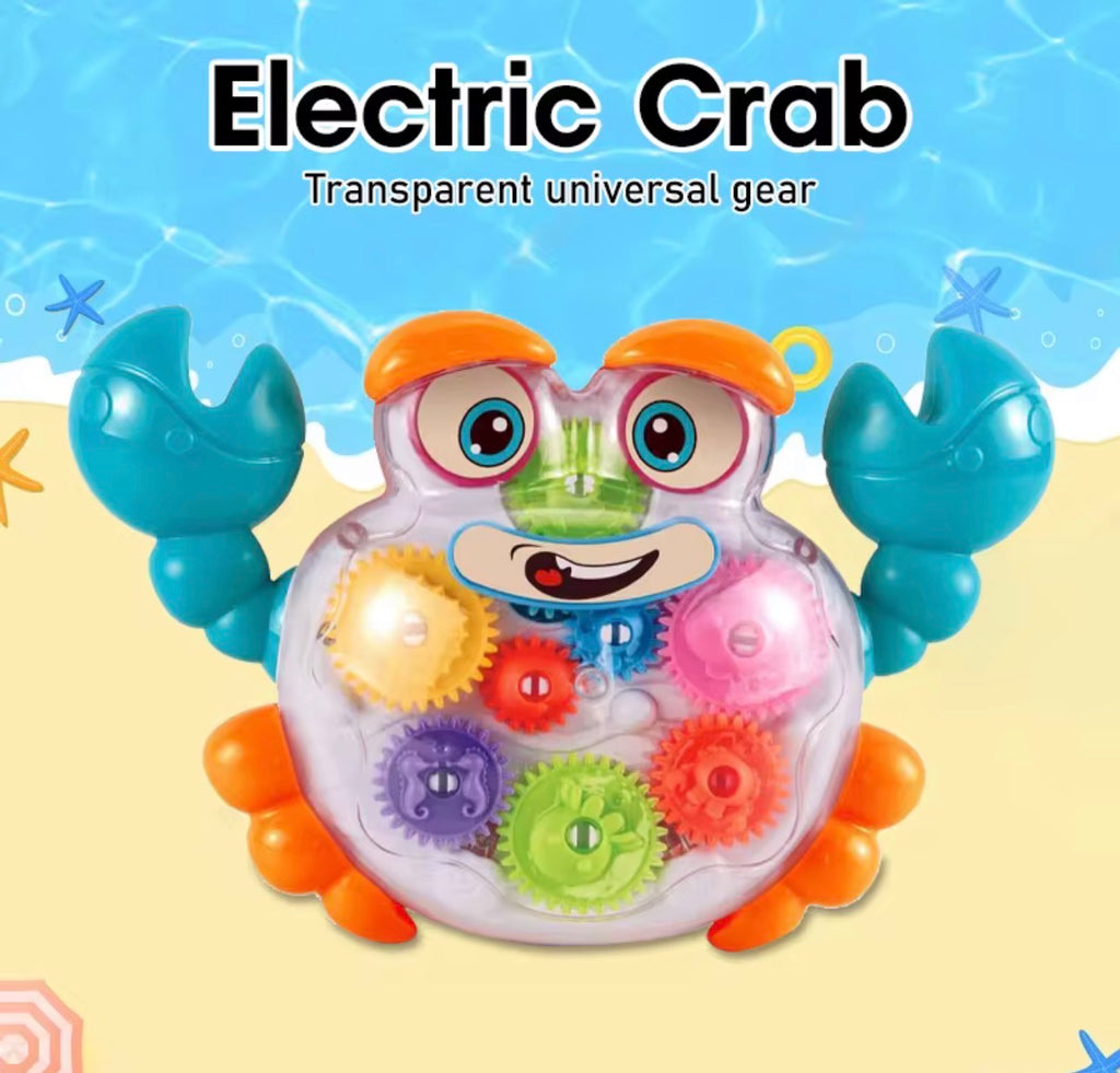 Crab Gear B/O Toy – Wiggly Walking Fun!