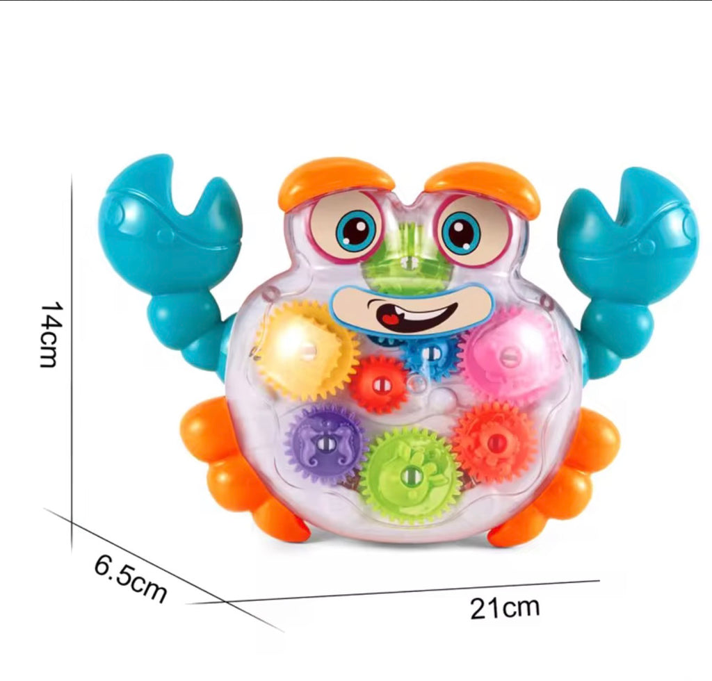 Crab Gear B/O Toy – Wiggly Walking Fun!