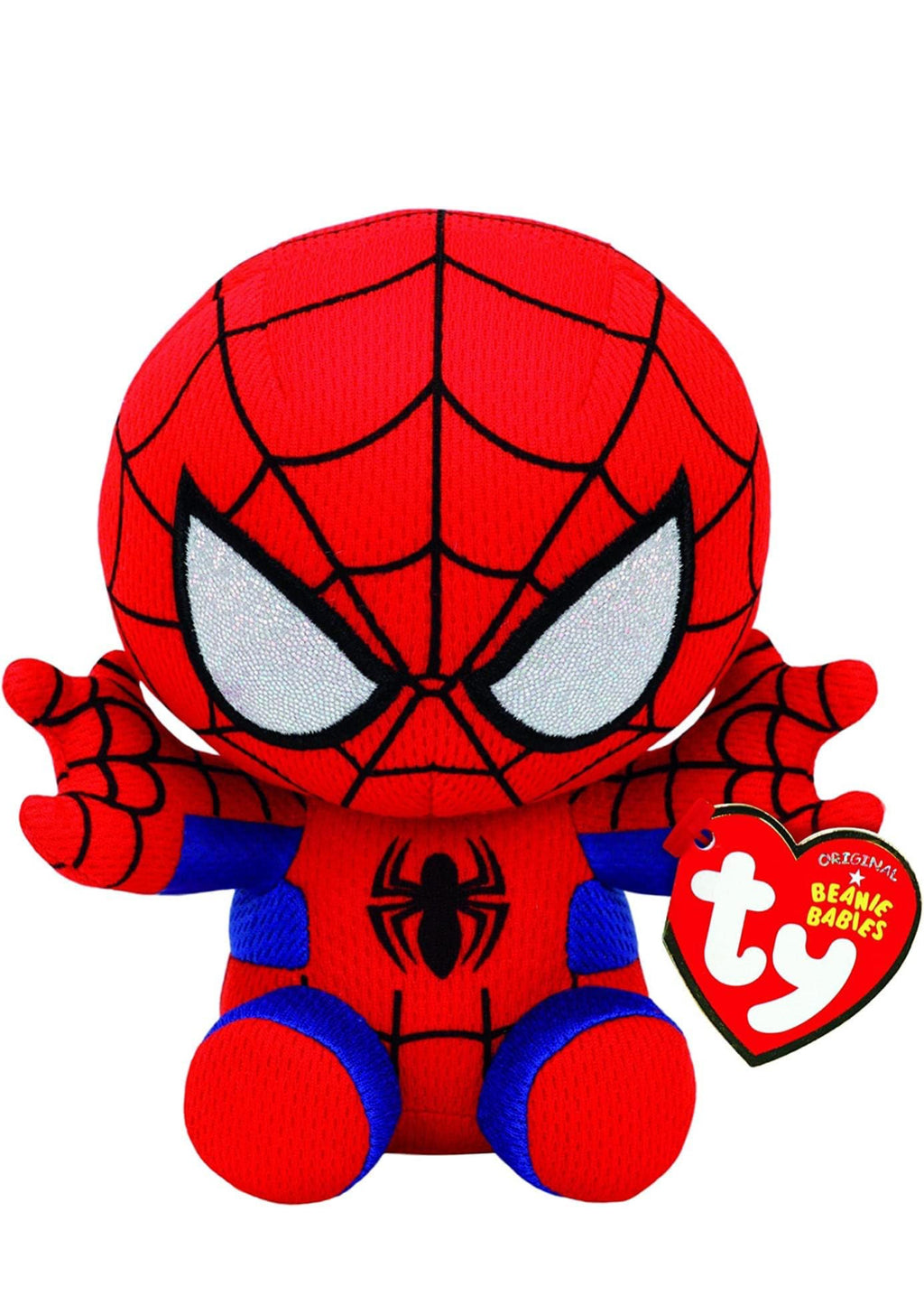 Ty Spider-Man Plush Toy 6 Inch – Officially Licensed Soft Superhero Stuffed Animal