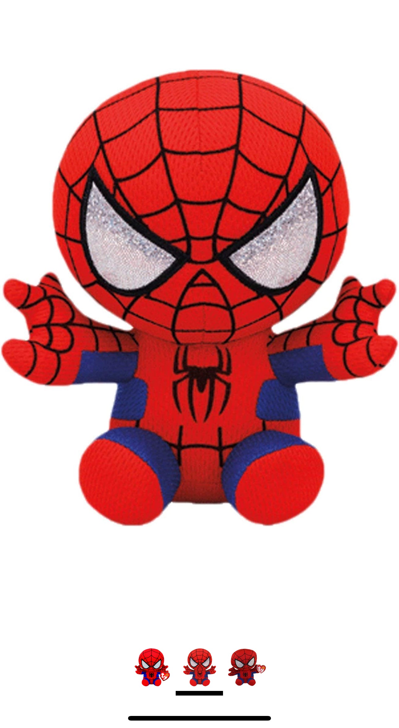 Ty Spiderman Plush Toy 9 Inch – Soft & Huggable Superhero Stuffed Animal for Kids & Collectors