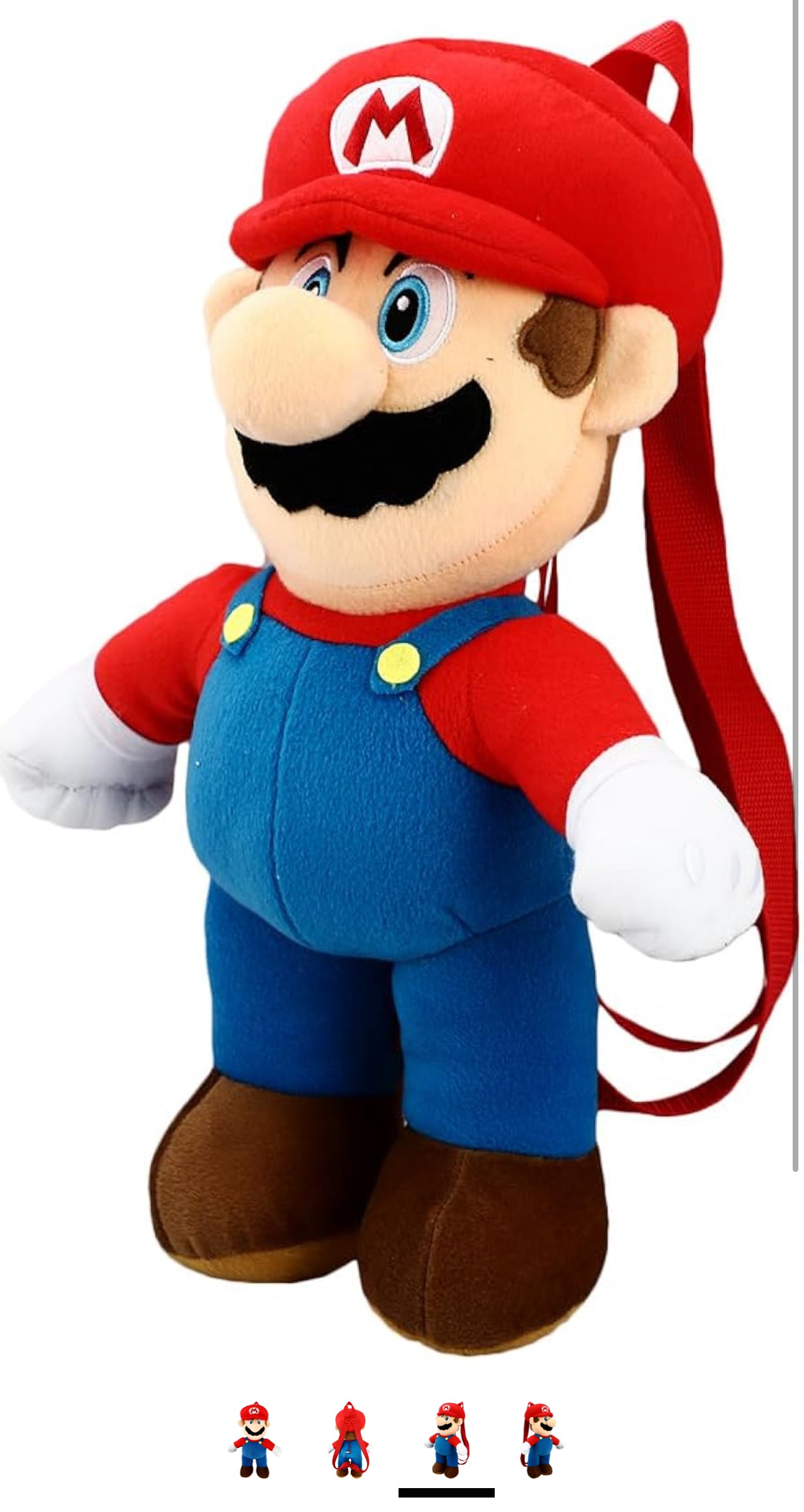 SUPER MARIO PLUSH BACKPACK 17'