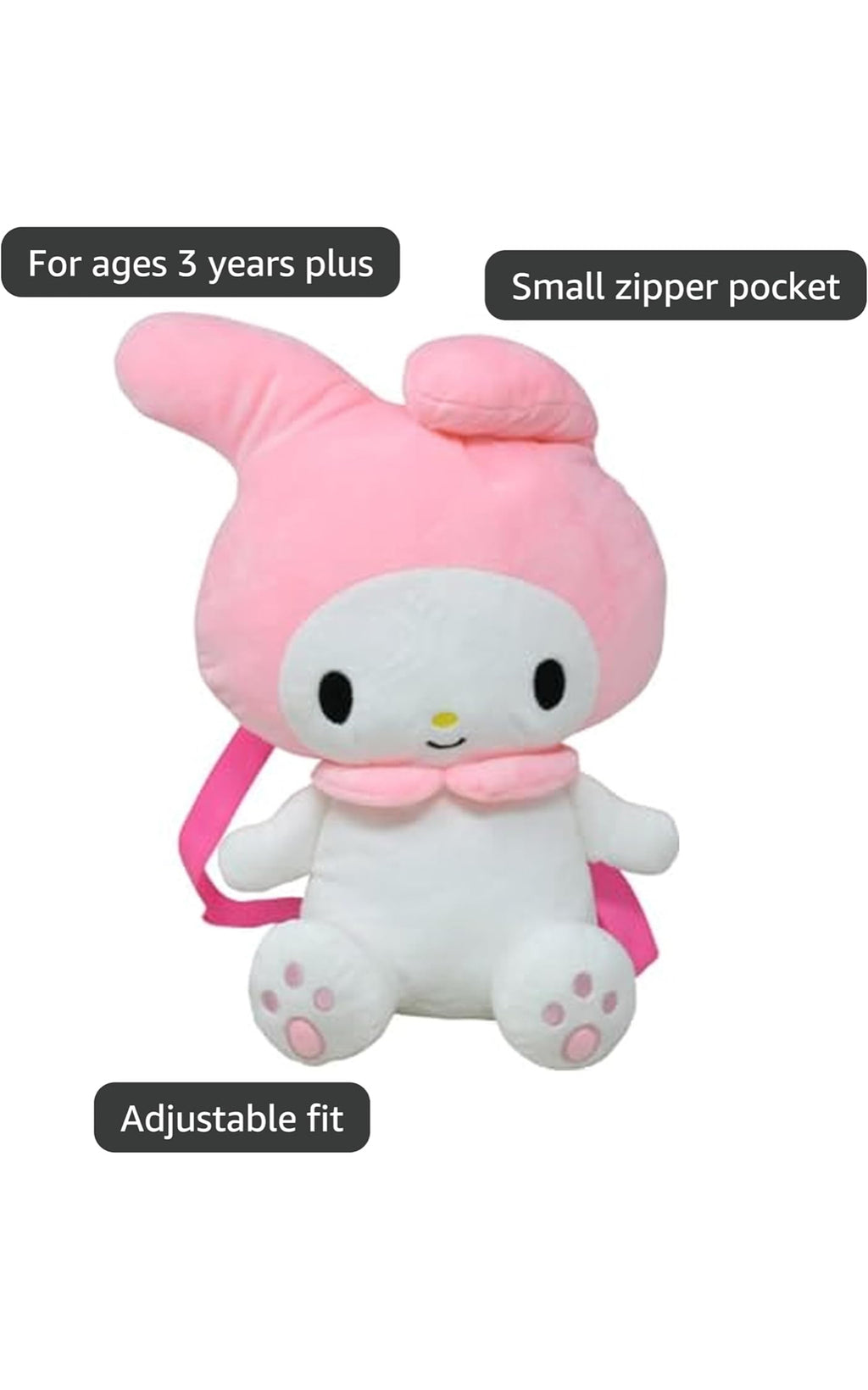HELLO KITTY PLUSH BACKPACK