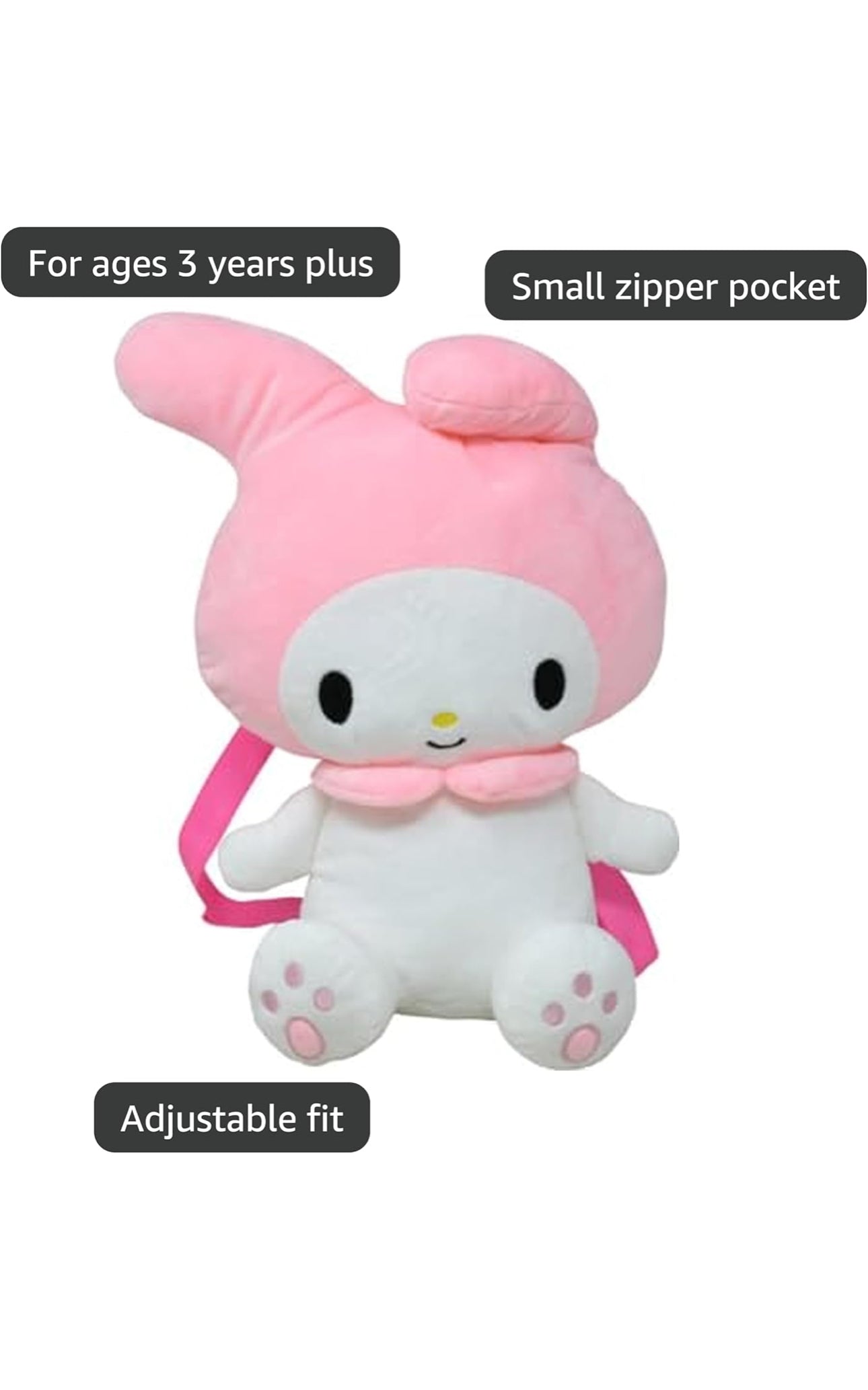 HELLO KITTY PLUSH BACKPACK