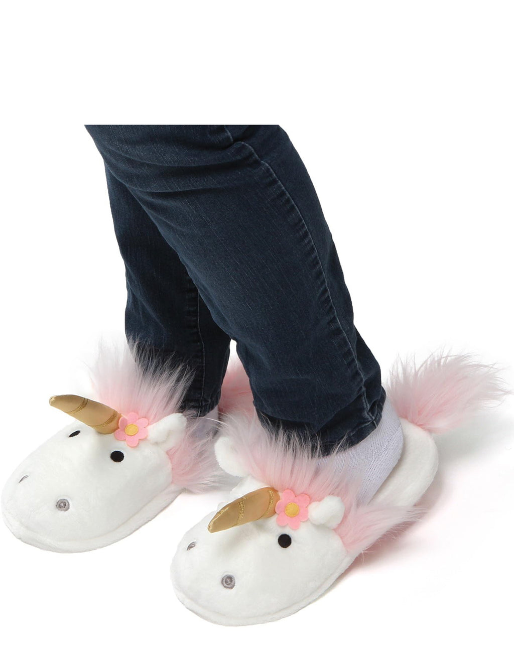 Plush Unicorn Adult Slippers - Fluffy, Magical & Oh-So-Comfy!