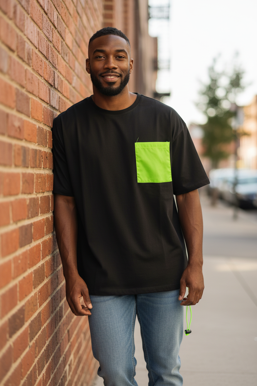 Men’s Fashion T-Shirt – Italian Design, Unique Style, 100% Cotton