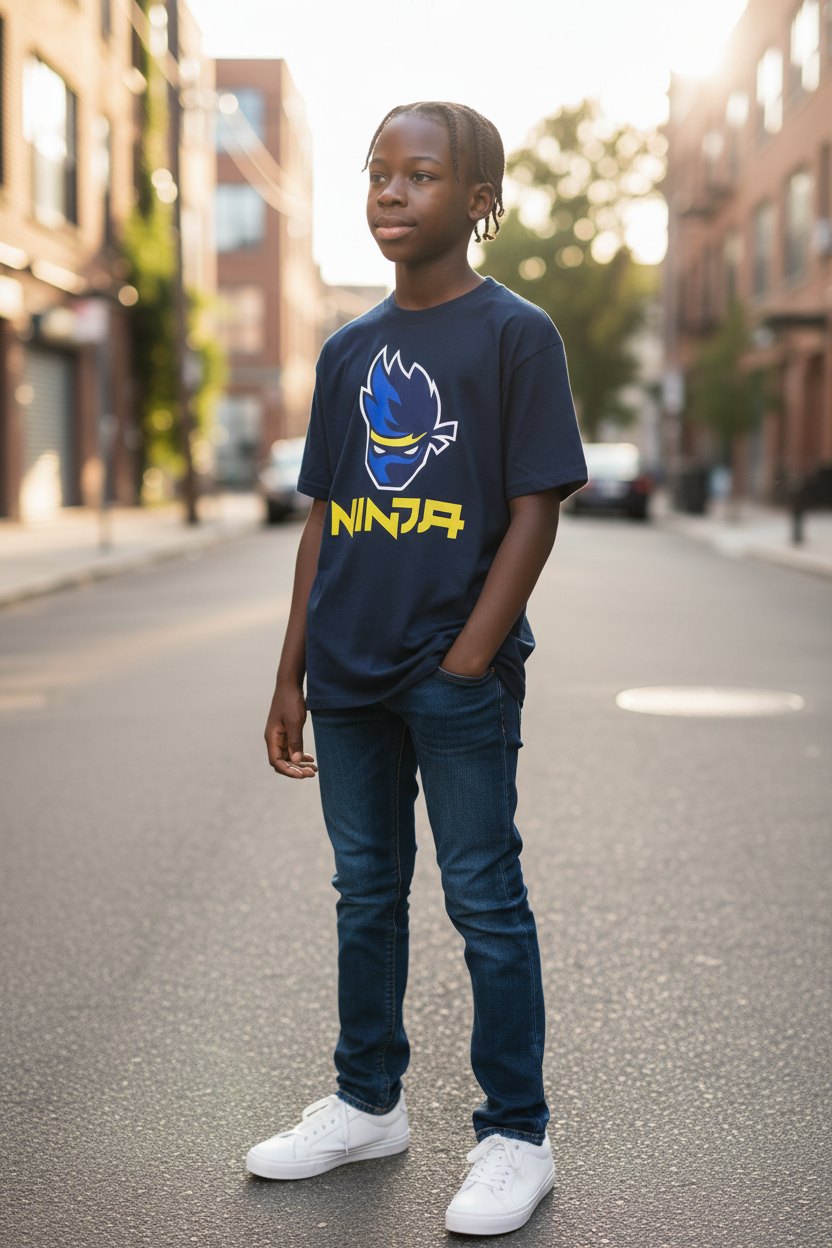 BOY TEEN T-SHIRT NINJA T-SHIRT