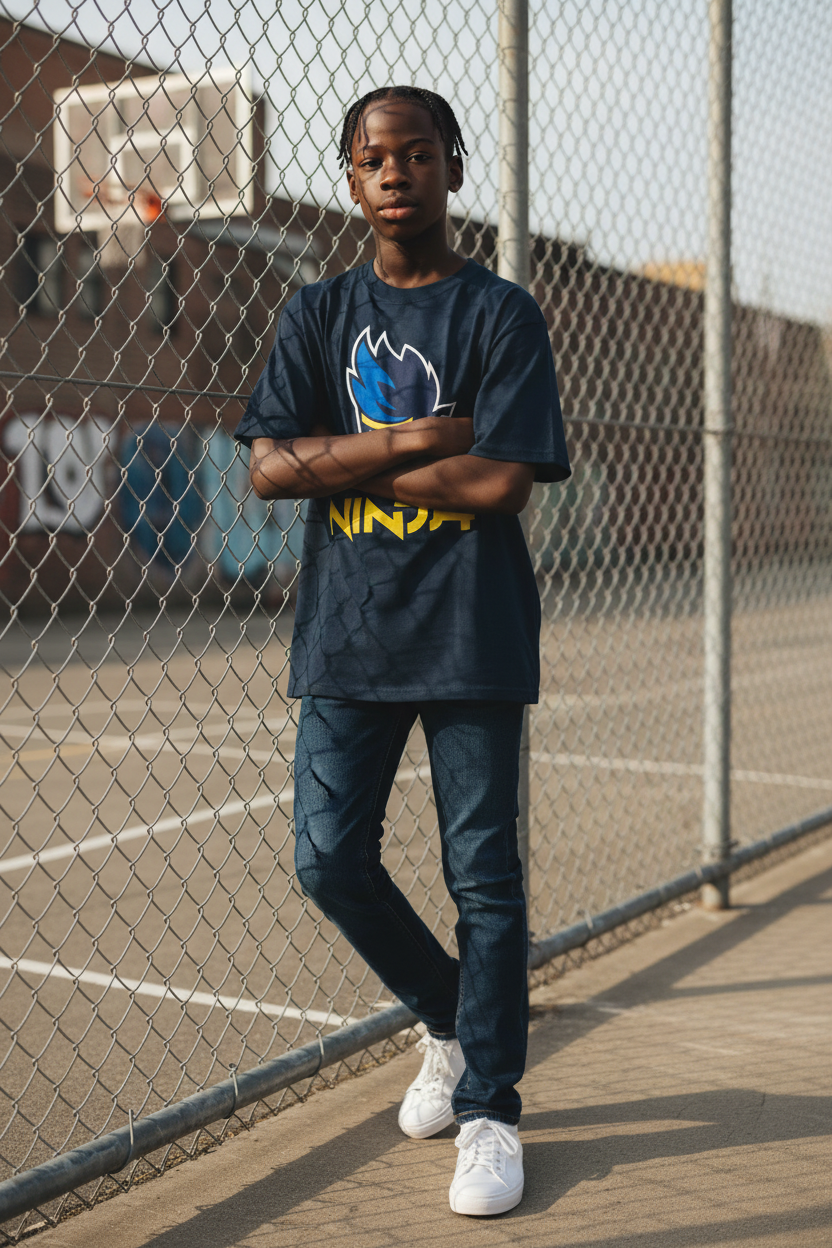 BOY TEEN T-SHIRT NINJA T-SHIRT