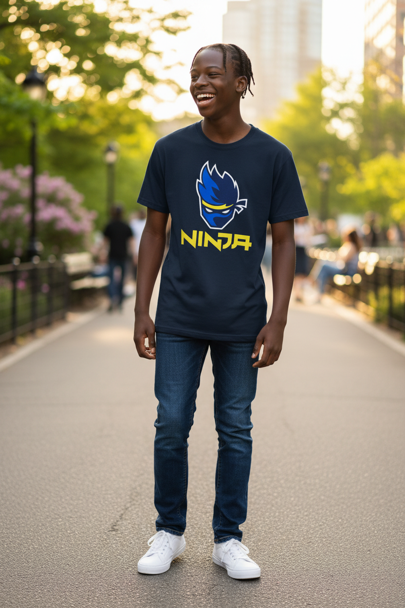 BOY TEEN T-SHIRT NINJA T-SHIRT