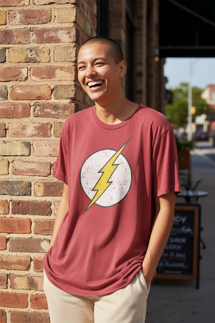 The Flash Unisex Teen & Adult T-Shirt – Official Licensed Graphic Tee