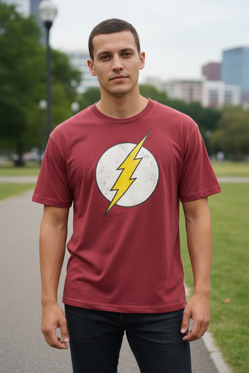 The Flash Unisex Teen & Adult T-Shirt – Official Licensed Graphic Tee