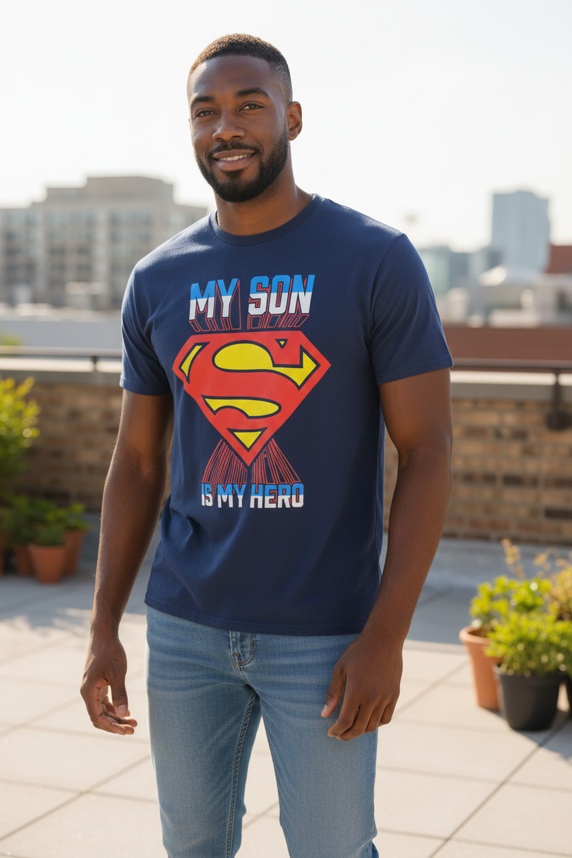 Superman Men & Unisex  Adult T-Shirt – Official Licensed Graphic Tee