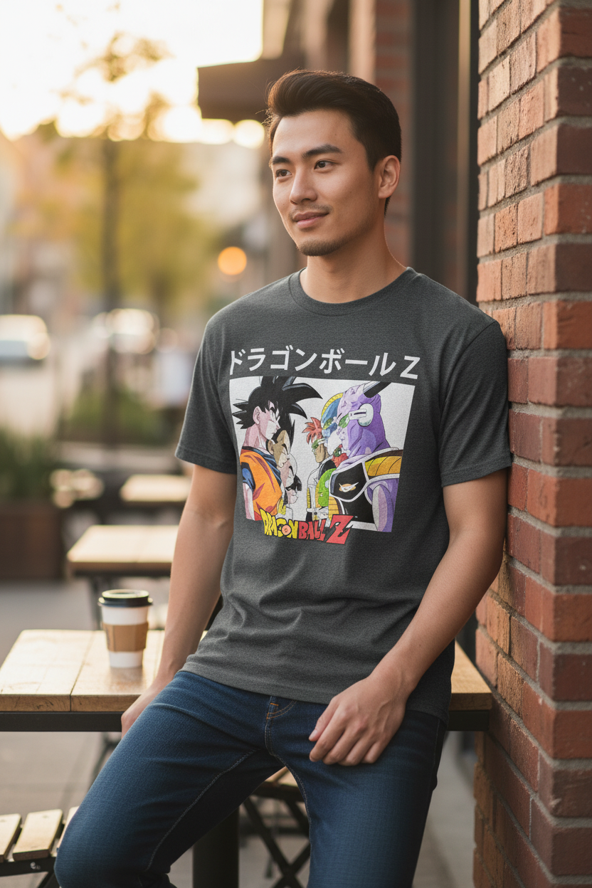 Martial Hero Style Graphic T-Shirt – Unisex Tee for Men & Teens