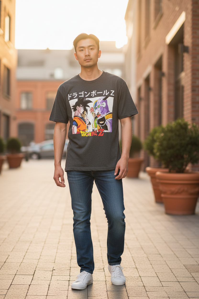 Martial Hero Style Graphic T-Shirt – Unisex Tee for Men & Teens