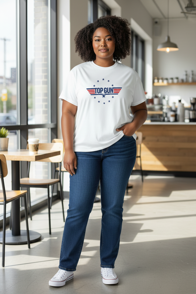 Top Gun Movie Oversize T-Shirt – 3XL, Official Licensed, 100% Cotton