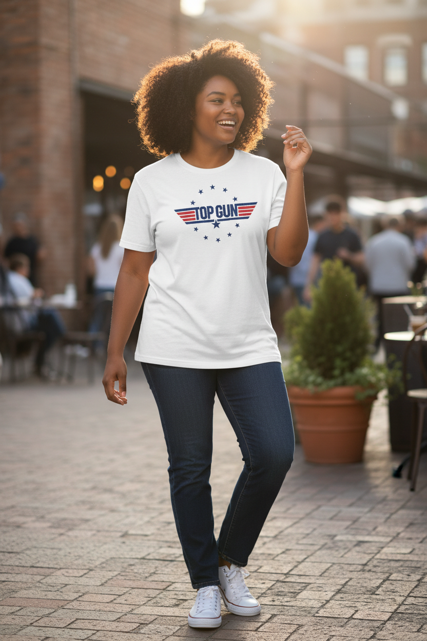 Top Gun Movie Oversize T-Shirt – 3XL, Official Licensed, 100% Cotton