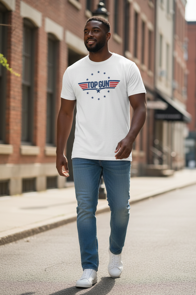 Top Gun Movie Oversize T-Shirt – 3XL, Official Licensed, 100% Cotton