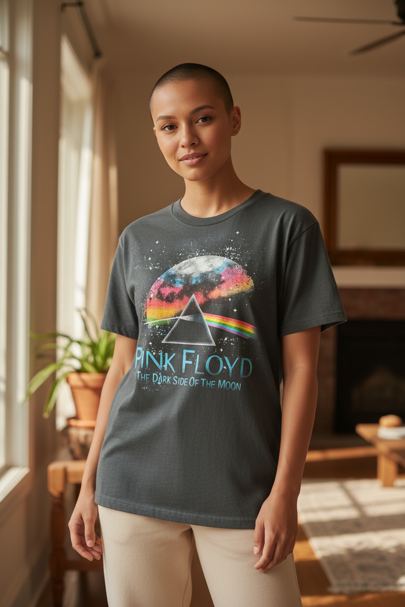 Pink Floyd Style Unisex T-Shirt – Music Inspired Graphic Tee