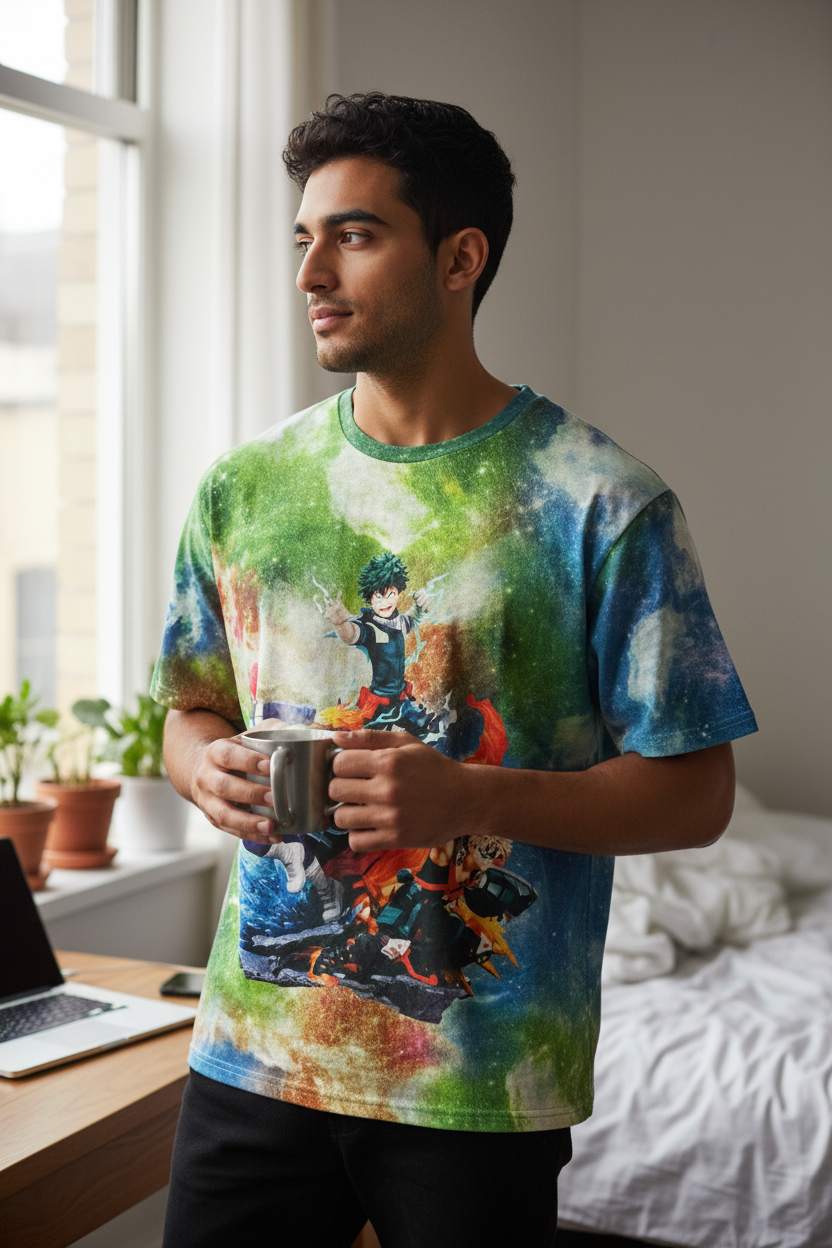 Hero Academy Style Graphic T-Shirt – Unisex Casual Tee