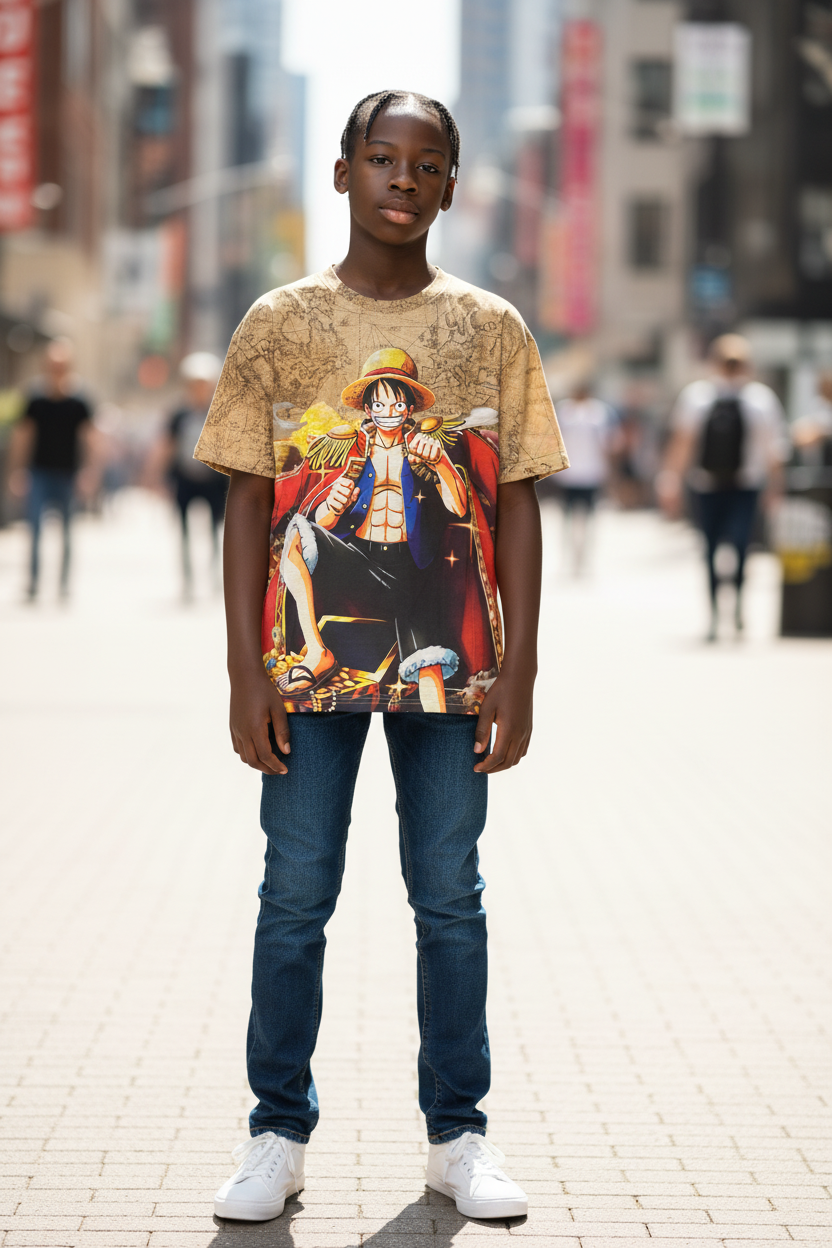 Pirate Adventure Style Graphic T-Shirt – Trendy Tee for Men