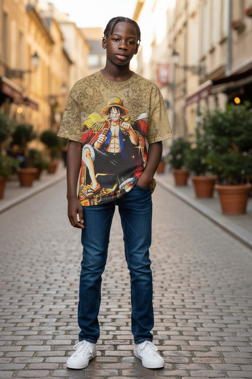 Pirate Adventure Style Graphic T-Shirt – Trendy Tee for Men